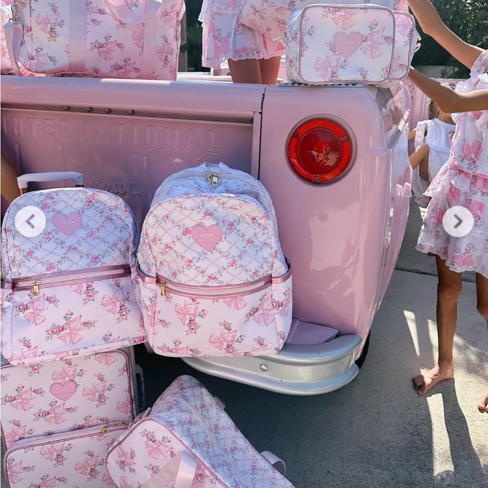 LOVESHACKFANCY STATE BACKPACK ROSA BEAUX - Picture 6 of 7